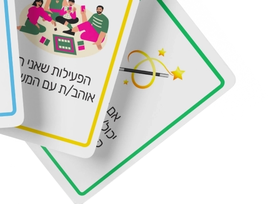 המלצה על משחק קלפים מילים מחברות